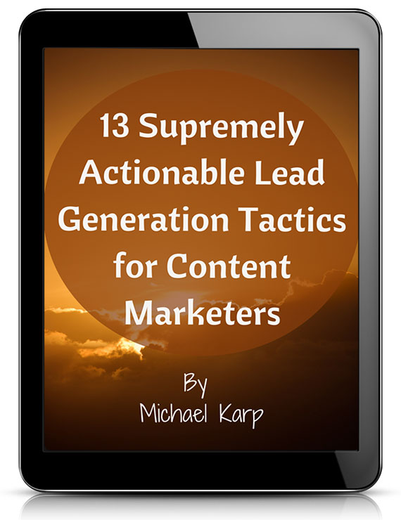 Lead Gen Tactics eBook Image